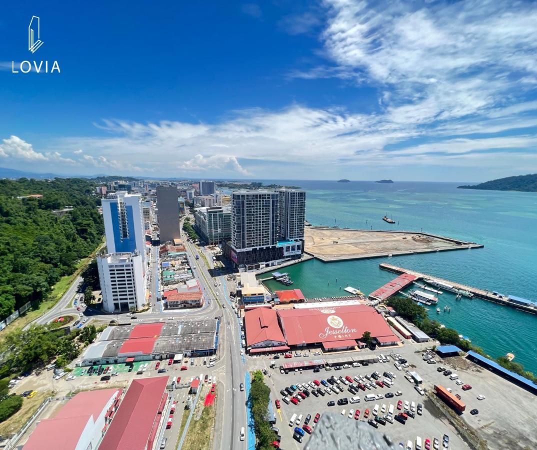 Jesselton Quay Kk Sea View Or City View By Lovia Kota Kinabalu Luaran gambar