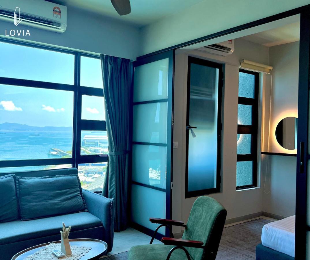 Jesselton Quay Kk Sea View Or City View By Lovia Kota Kinabalu Luaran gambar